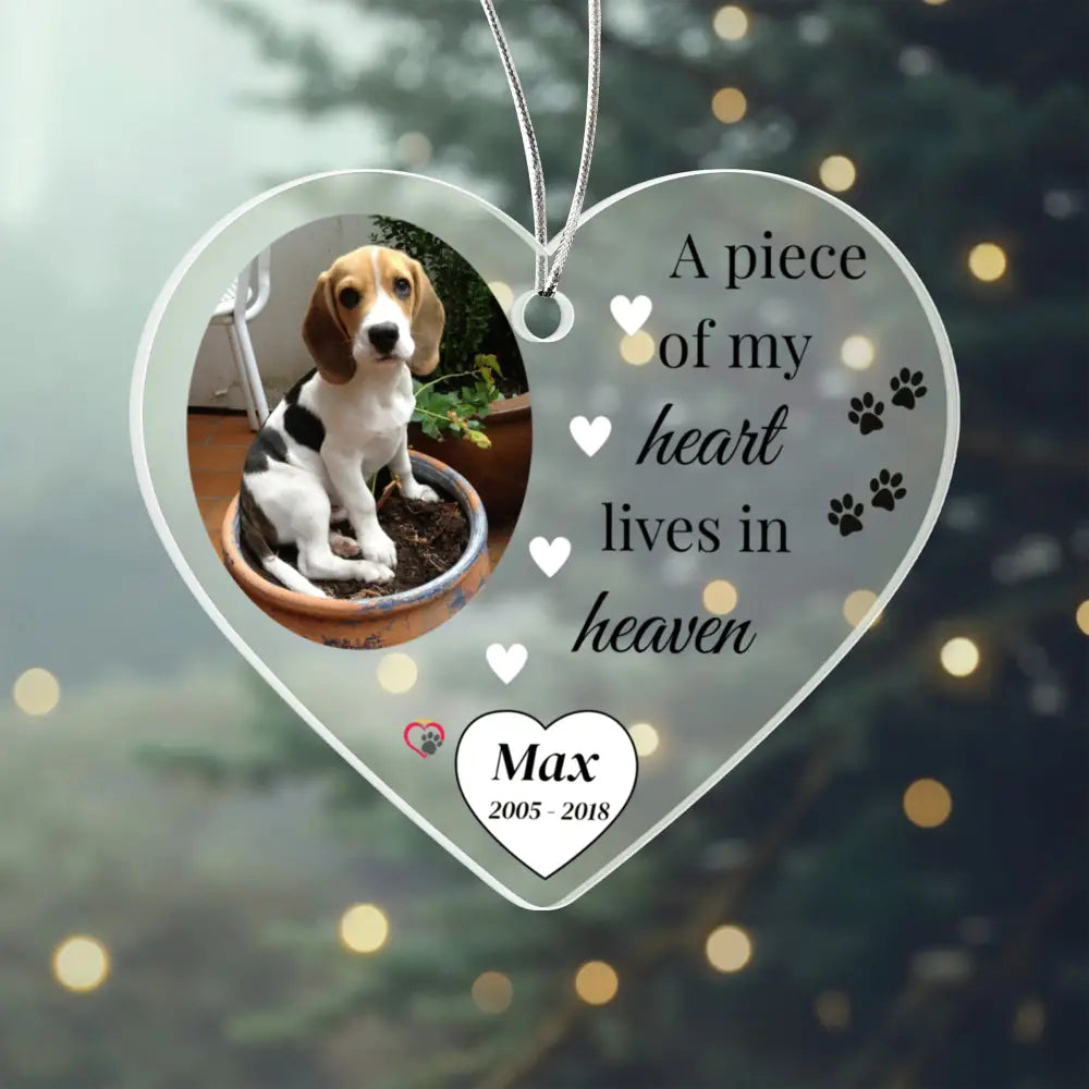 Acrylic Heart Ornament