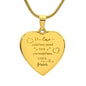 If Love Could Have Saved You - Heart Necklace - 18k Yellow Gold Finish / No - Jewelry