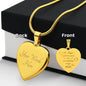 If Love Could Have Saved You - Heart Necklace - Jewelry