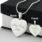 If Love Could Have Saved You - Heart Necklace - Jewelry