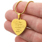 If Love Could Have Saved You - Heart Necklace - Jewelry