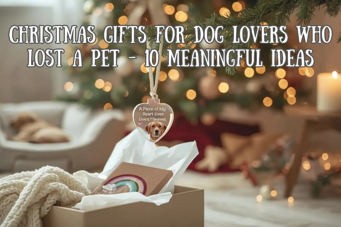 Christmas background - 10 meaningful ideas for dog lovers who lost a pet