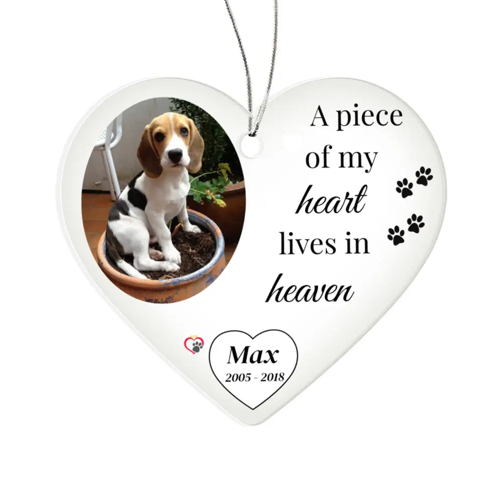 Acrylic Heart Ornament