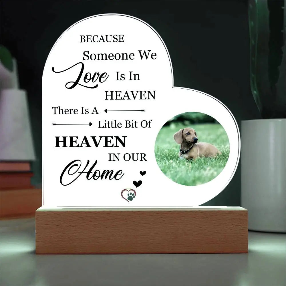 Acrylic Heart Plaque