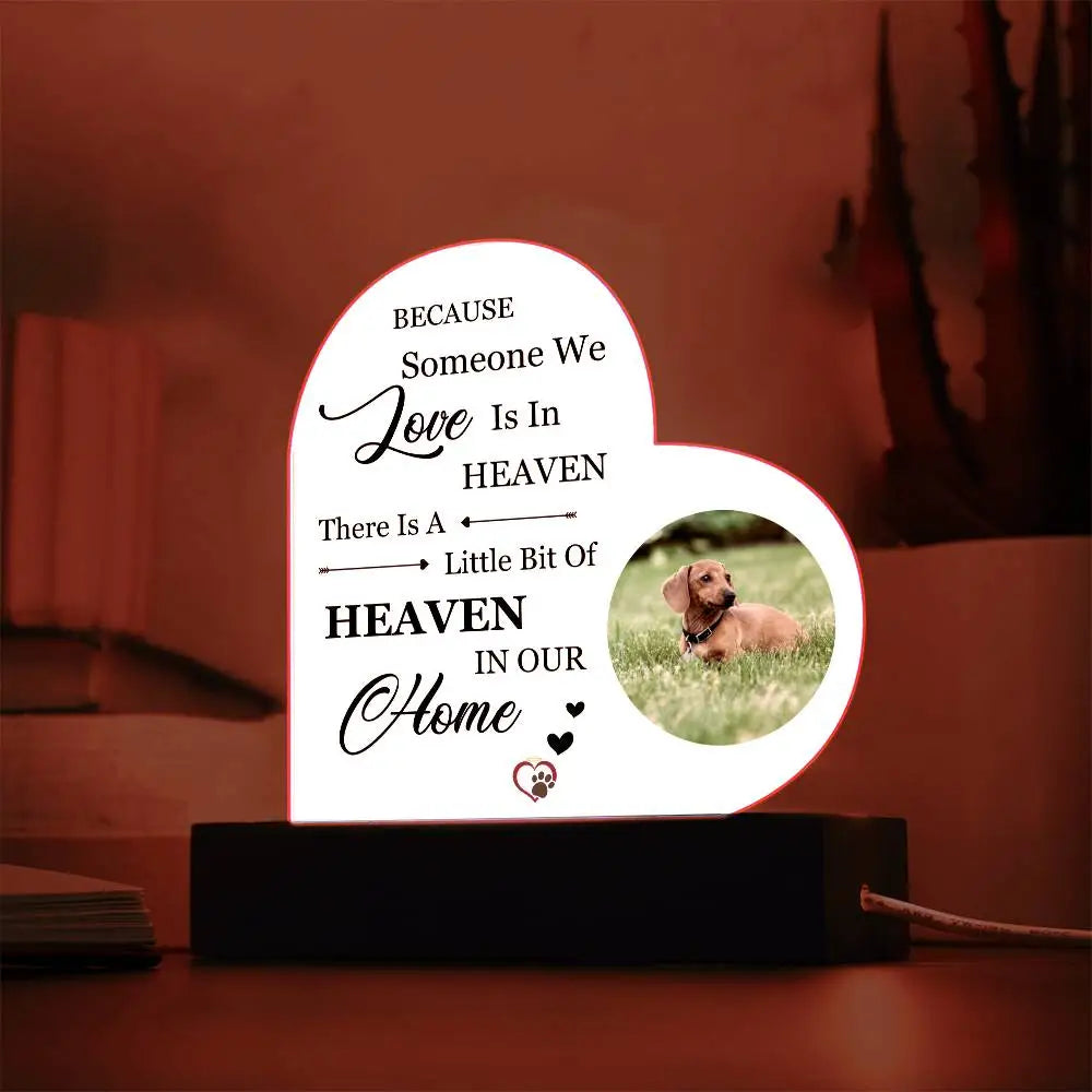 Acrylic Heart Plaque