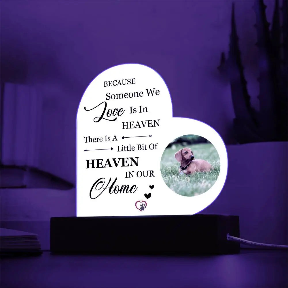 Acrylic Heart Plaque