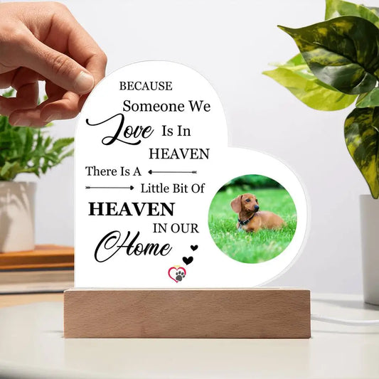 Acrylic Heart Plaque