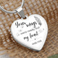 Angel Wings Heart Necklace - Jewelry