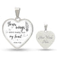 Angel Wings Heart Necklace - Jewelry