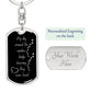 My Dog Crossed The Rainbow Bridge KeyChain - Jewelry