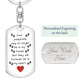 Paw Prints On My Heart Key Chain - Jewelry Keychain