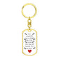Paw Prints On My Heart Key Chain - Dog Tag with Swivel Keychain (Gold) / No - Jewelry Keychain