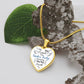 My Dog Crossed The Rainbow Bridge Knowing They Were Loved Heart Necklace - Jewelry Necklace