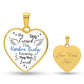 My Dog Crossed The Rainbow Bridge Knowing They Were Loved Heart Necklace - Jewelry Necklace