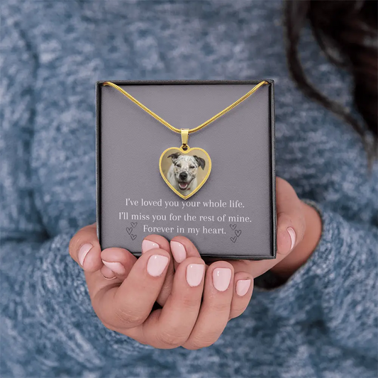 Forever in My Heart Necklace – A Timeless Tribute to Your Beloved Dog Jewelry