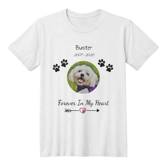 Forever In My Heart Personalized T-shirt - White / XS