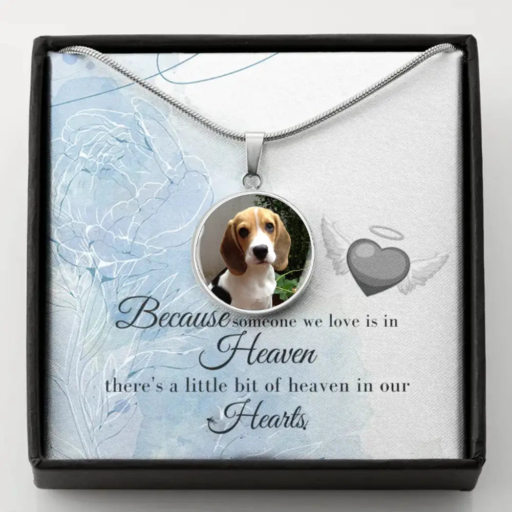 Forever in My Heart - Photo Circle Necklace - Jewelry