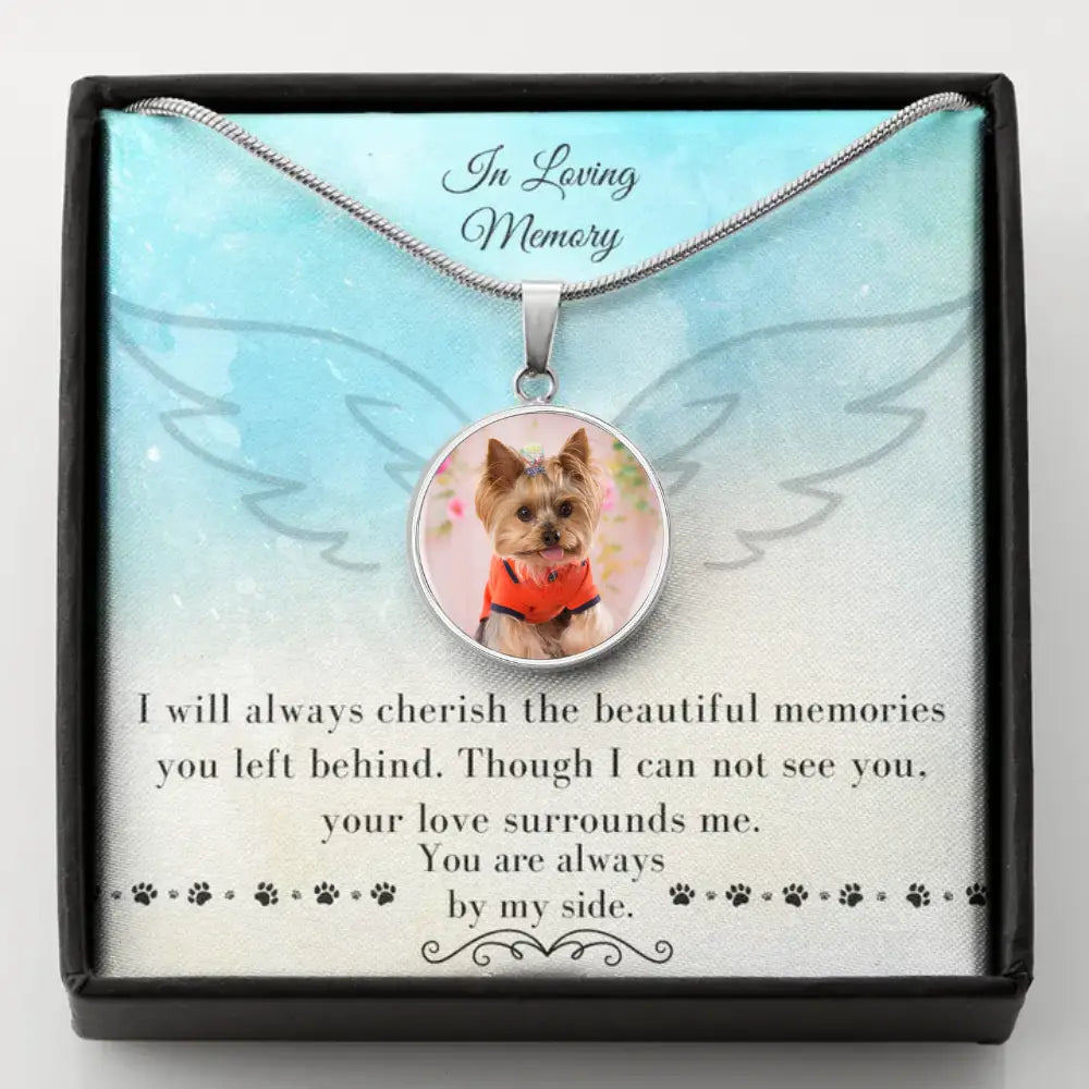 Forever With Me - Photo Circle Necklace - Jewelry