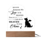 Heaven In Our Home Heart Acrylic - Acrylic Heart with LED Base - Jewelry