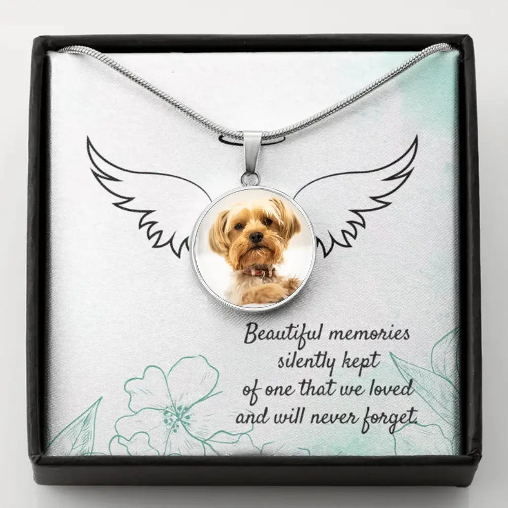 Heavenly Angel - Photo Circle Necklace - Jewelry