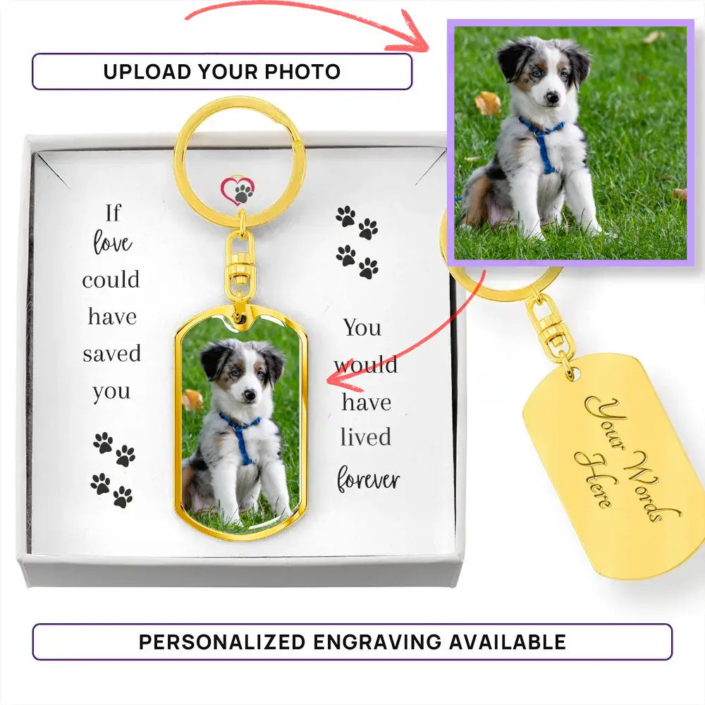 If love could have saved you - personalized keychain - Jewelry
