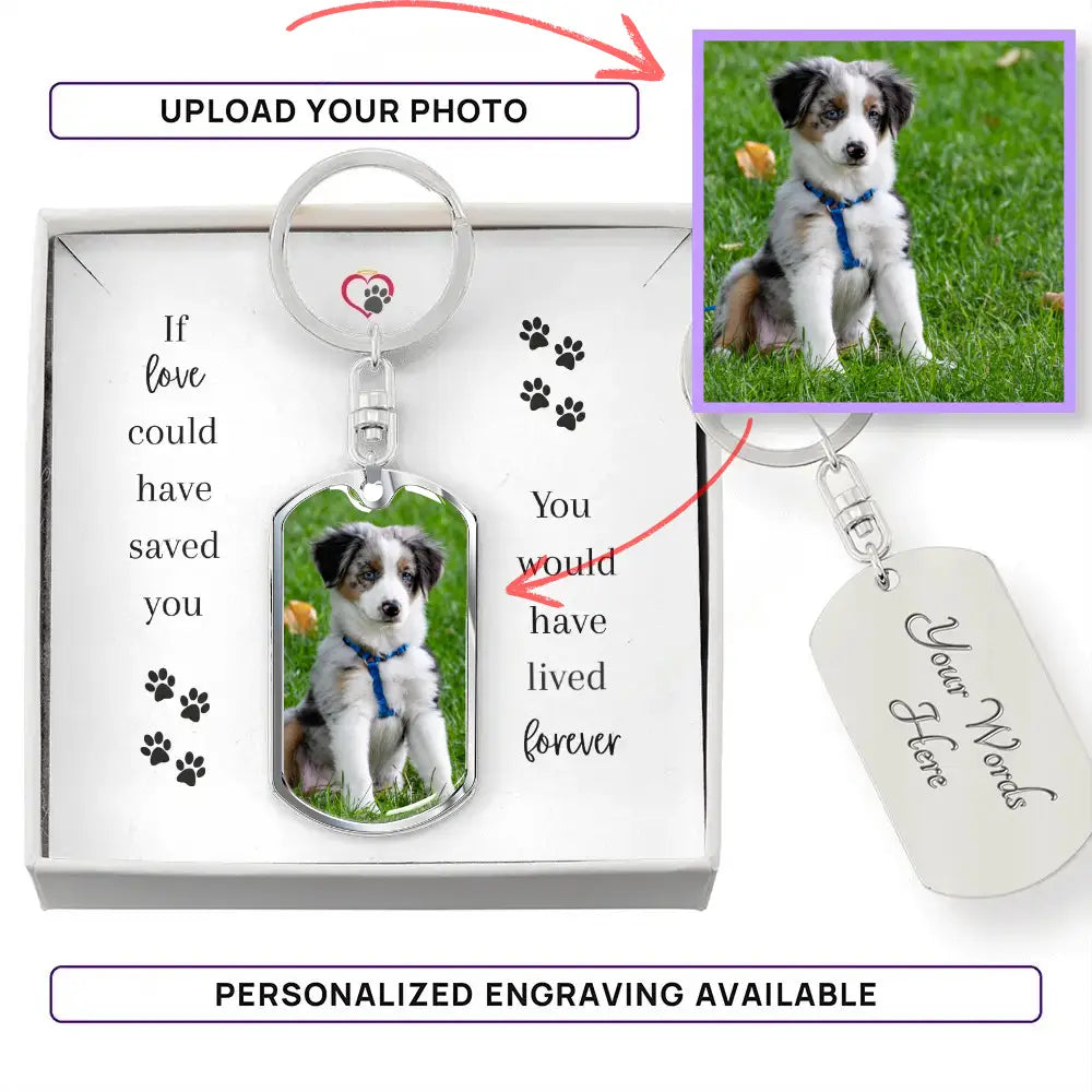 If love could have saved you - personalized keychain - Jewelry