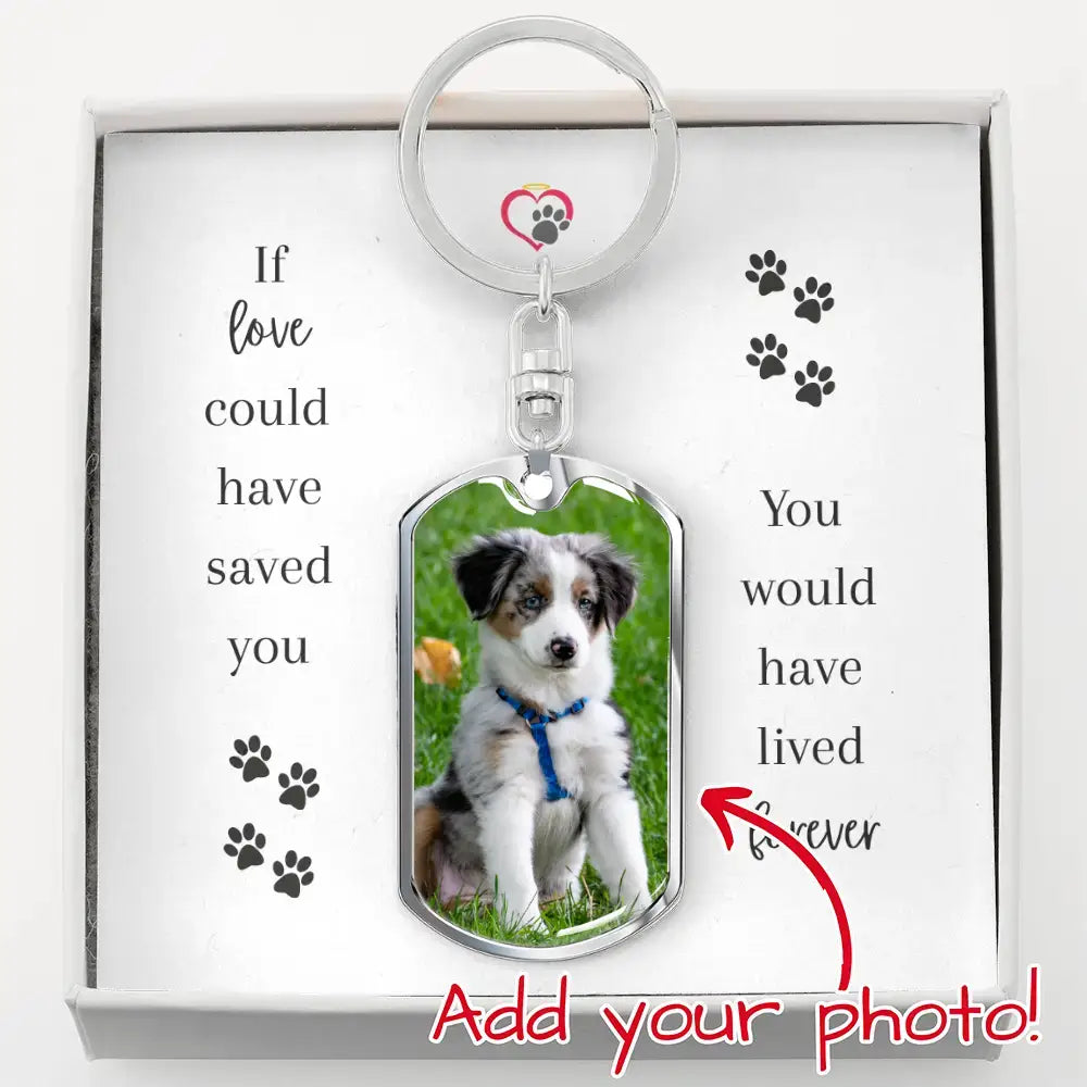 If love could have saved you - personalized keychain - Jewelry