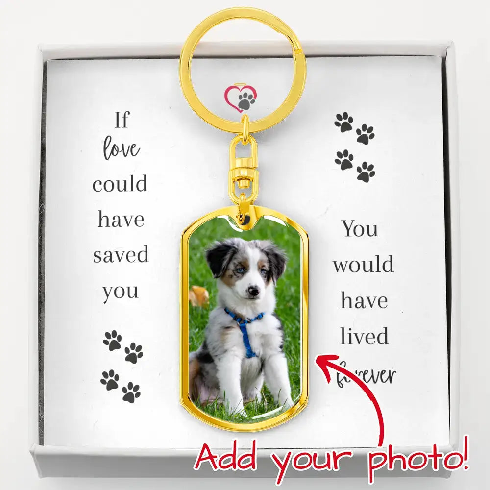 If love could have saved you - personalized keychain - Jewelry