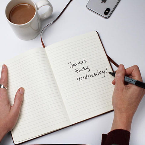 To My Dog In Heaven - Leather Journal