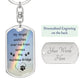 My Angel Watches Me From Rainbow Bridge KeyChain - Jewelry