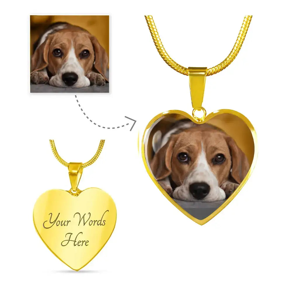 Missing My Dog - My Favorite Hello My Hardest Goodbye Personalizable Necklace - Jewelry