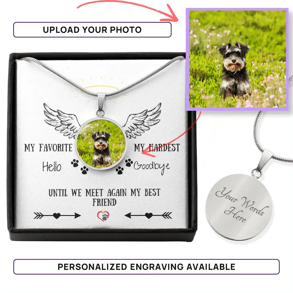 My Favorite Hello - Personalized Circle Necklace - Jewelry