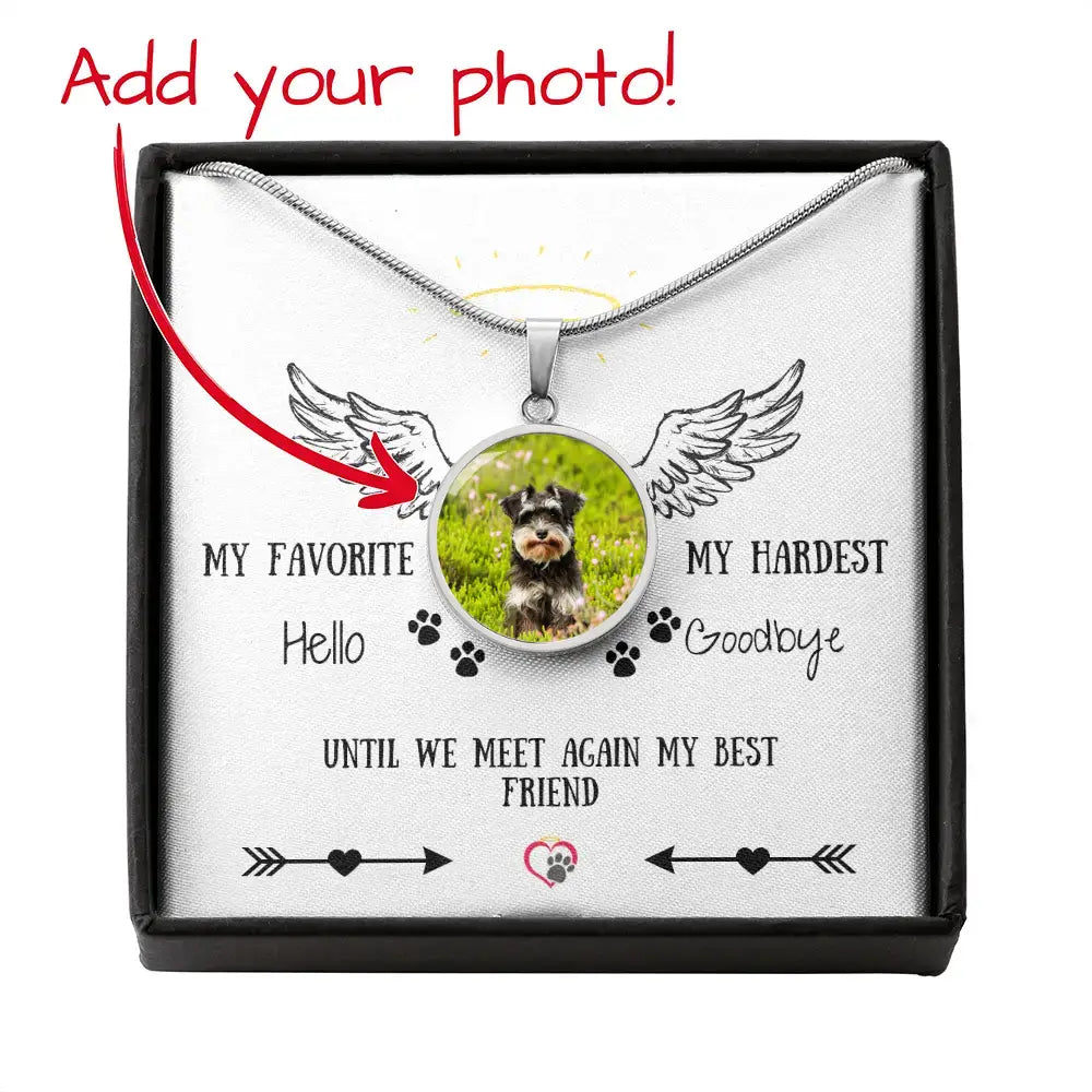 My Favorite Hello - Personalized Circle Necklace - Jewelry