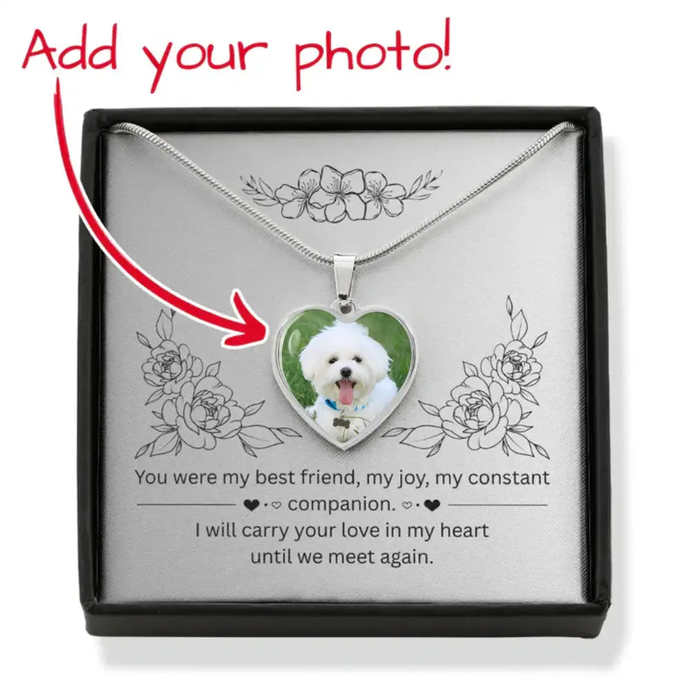 My Forever Companion - Personalized Heart Necklace - Jewelry