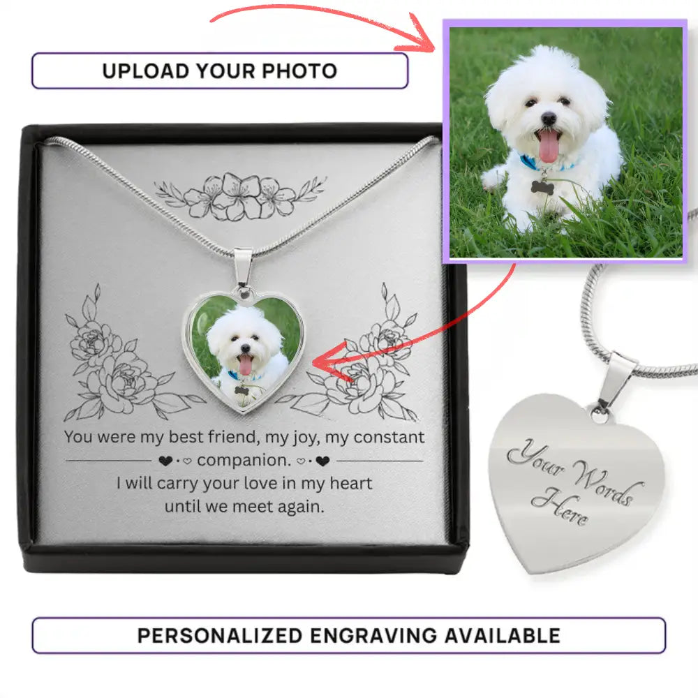 My Forever Companion - Personalized Heart Necklace - Jewelry