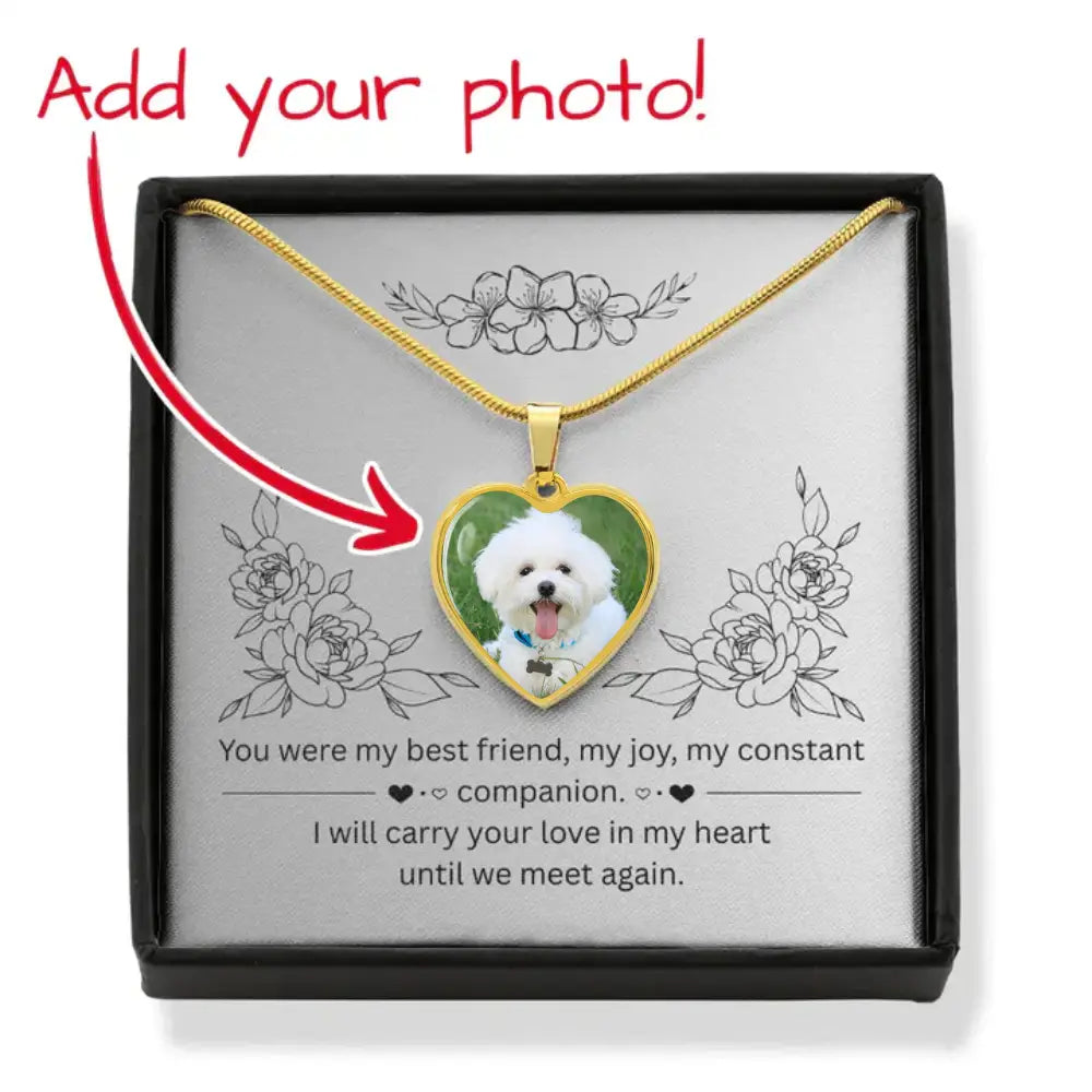 My Forever Companion - Personalized Heart Necklace - Jewelry