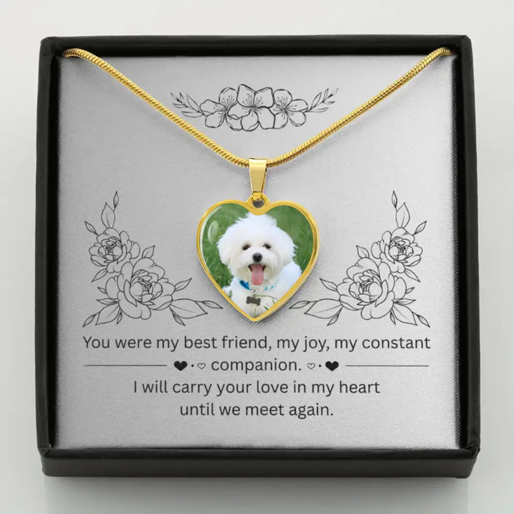 My Forever Companion - Personalized Heart Necklace - Jewelry