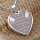 No Longer By My Side Forever In My Heart Necklace - Jewelry