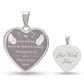 No Longer By My Side Forever In My Heart Necklace - Jewelry