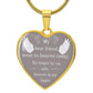 No Longer By My Side Forever In My Heart Necklace - Luxury Necklace (Gold) / No - Jewelry