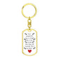 Paw Prints On My Heart Key Chain - Dog Tag with Swivel Keychain (Gold) / No - Jewelry Keychain