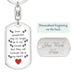 Paw Prints On My Heart Key Chain - Jewelry Keychain