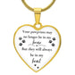 Pawprints On My Heart Necklace - Luxury Necklace (Gold) / No - Jewelry