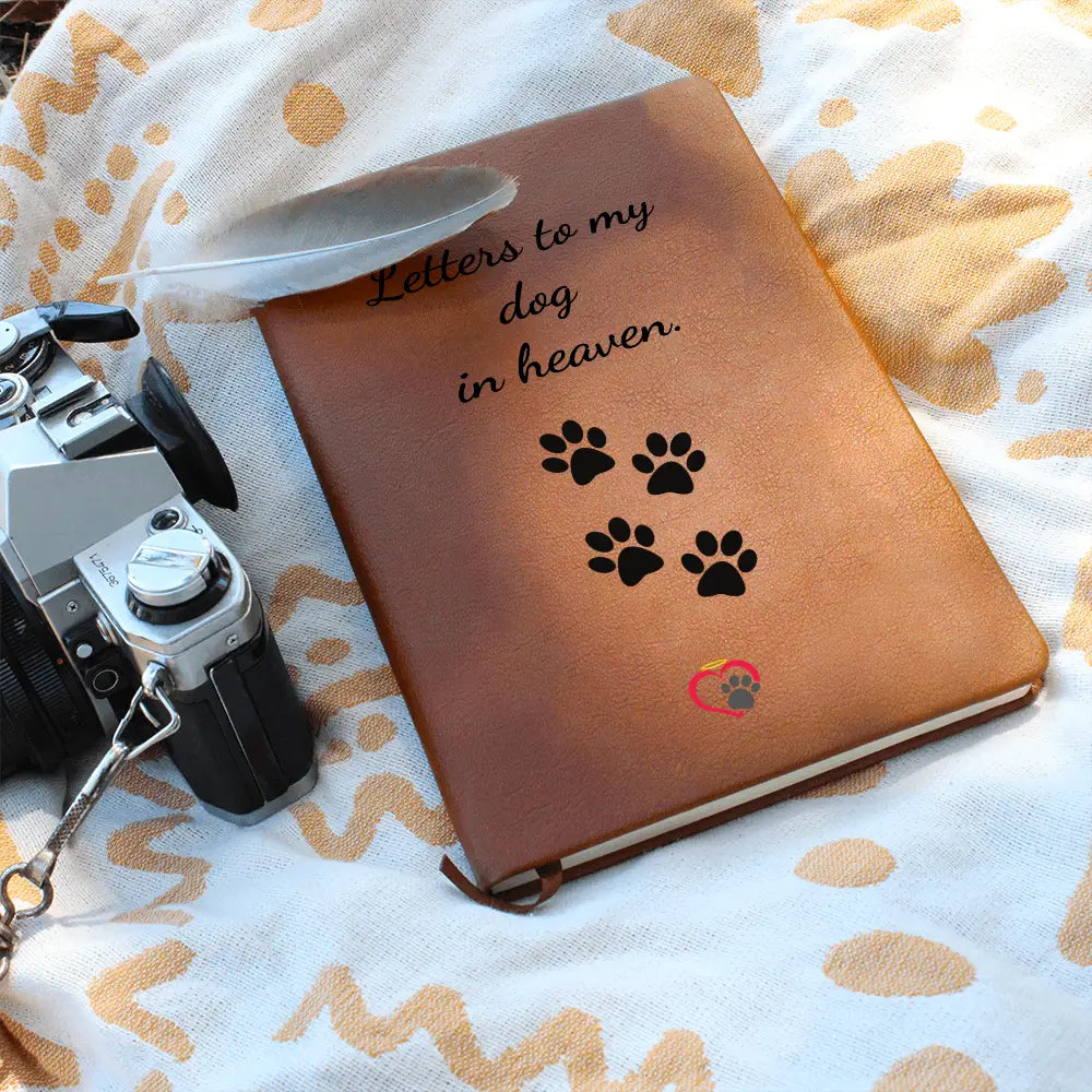 To My Dog In Heaven - Leather Journal - Graphic Journal - Accessory