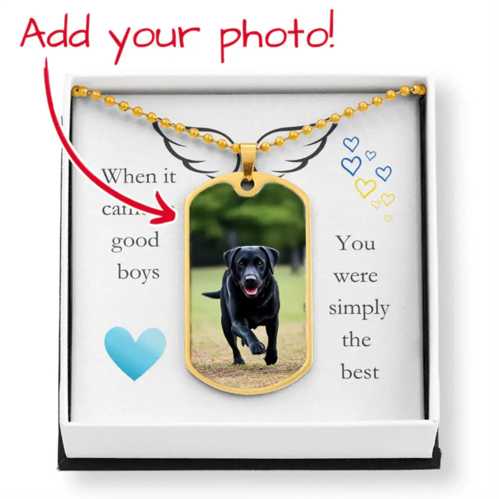 You Were Simply The Best Dog Tag Necklace Jewelry